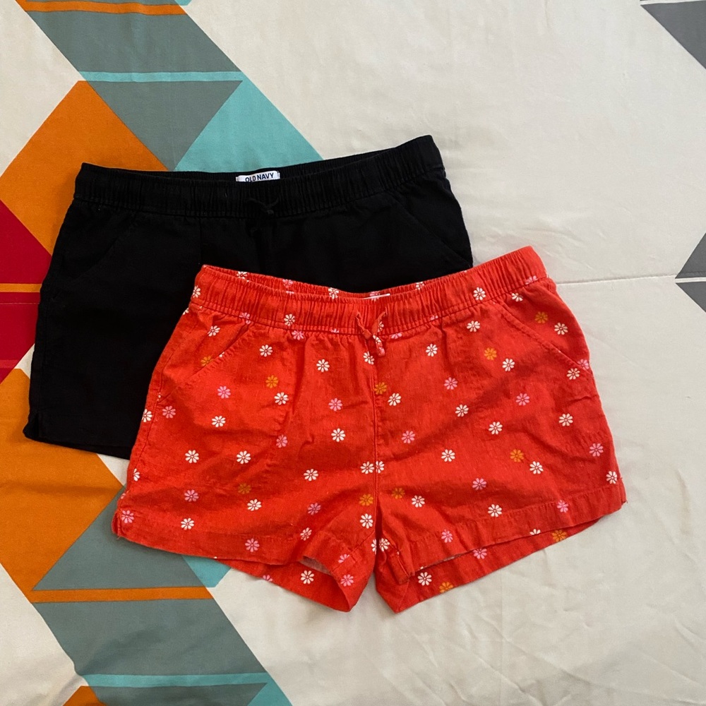 Old Navy Girls Shorts Size L 10-12 Plus set of 2